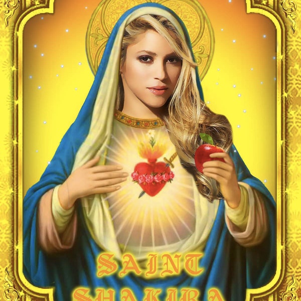 Shakira Celebrity Prayer Candle