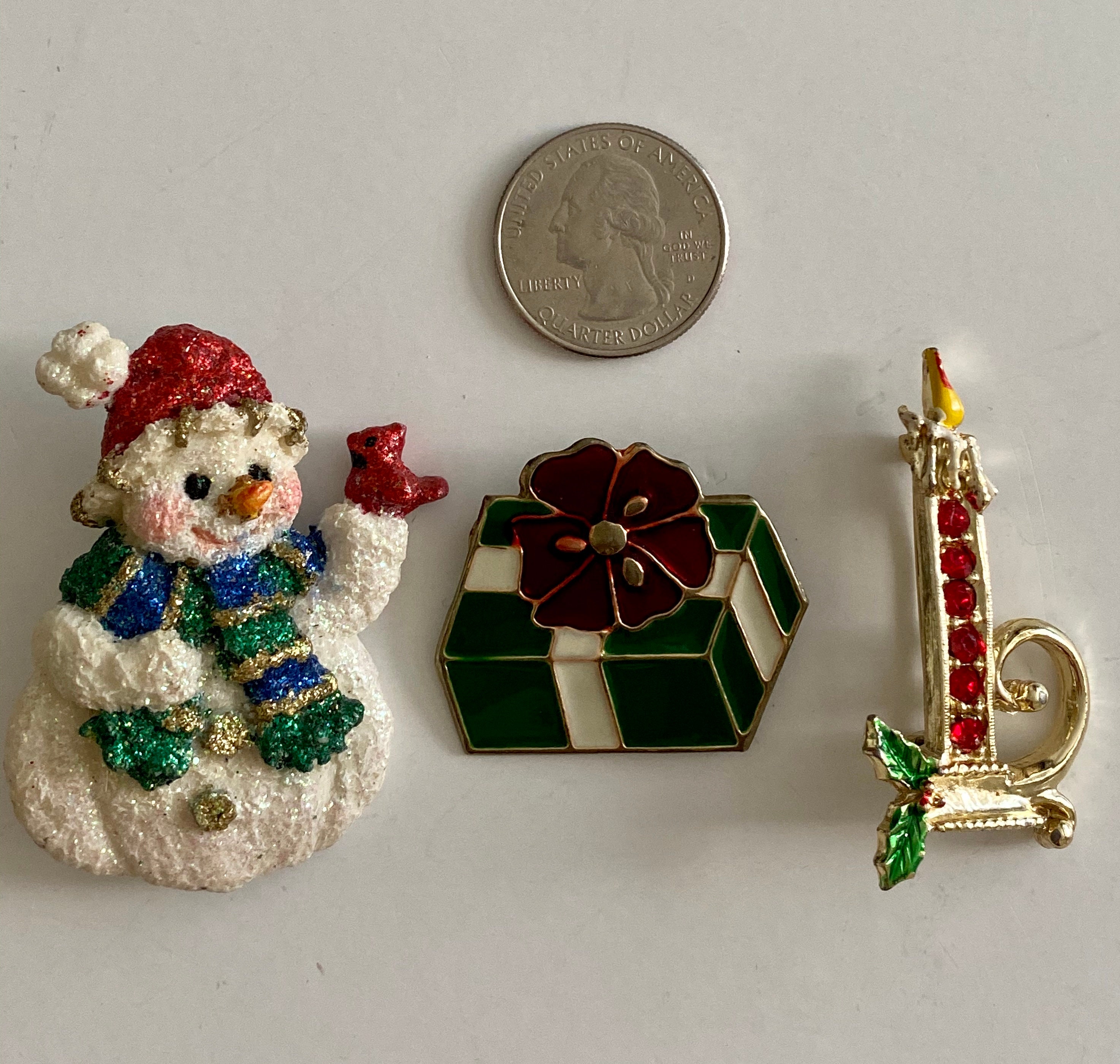 Vintage Christmas Pins 