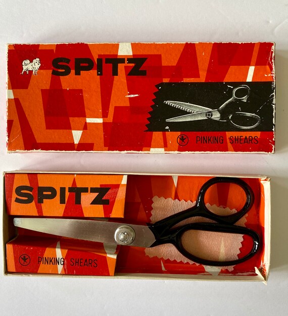 Vintage Spitz 7 Pinking Shears With Box Made In Japan Etsy