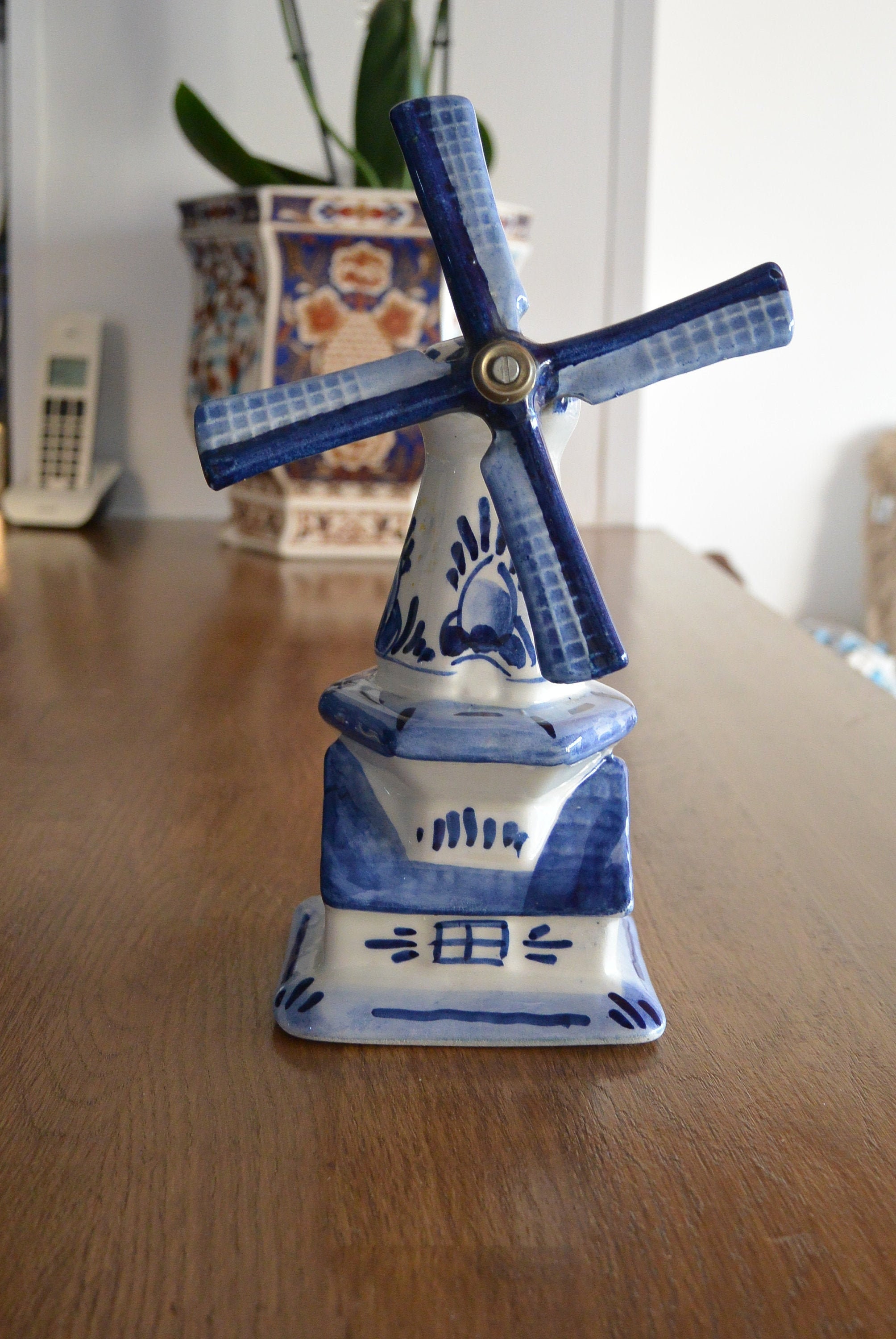 Delft Blue Windmill Países Bajos | Etsy