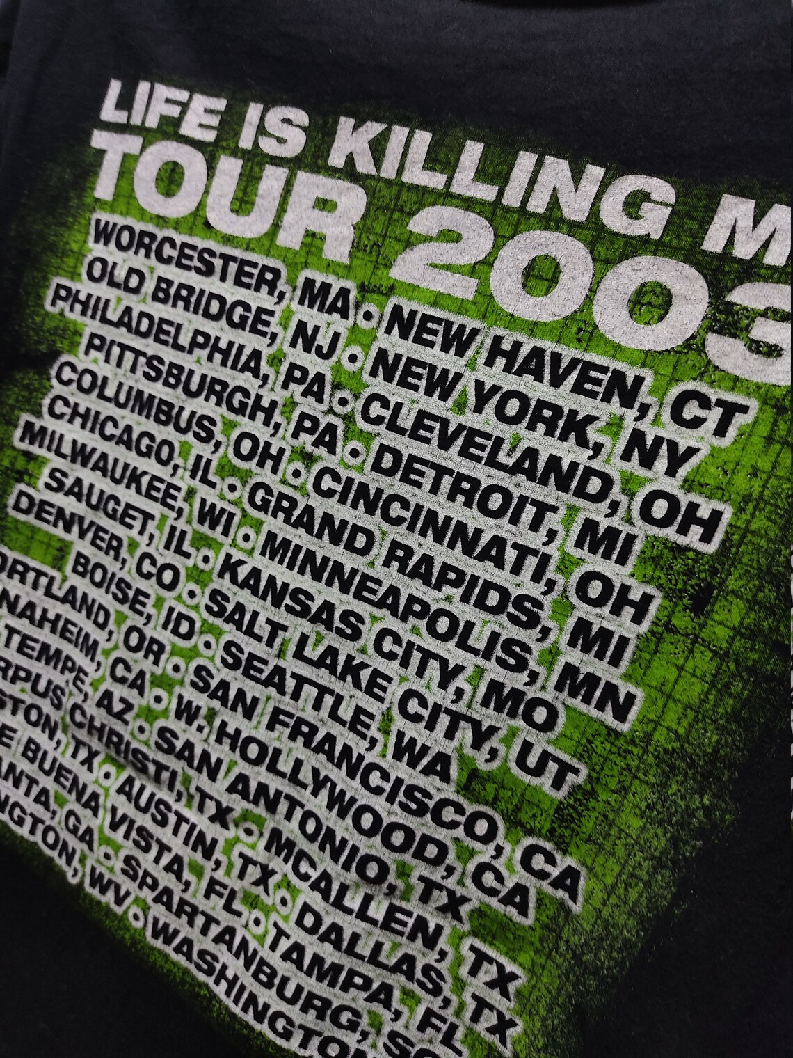 Vintage Rare 00's Type O Negative Life is killing me Tour Etsy Vintage Rare 00's Type O Negative Life is killing me Tour Etsy