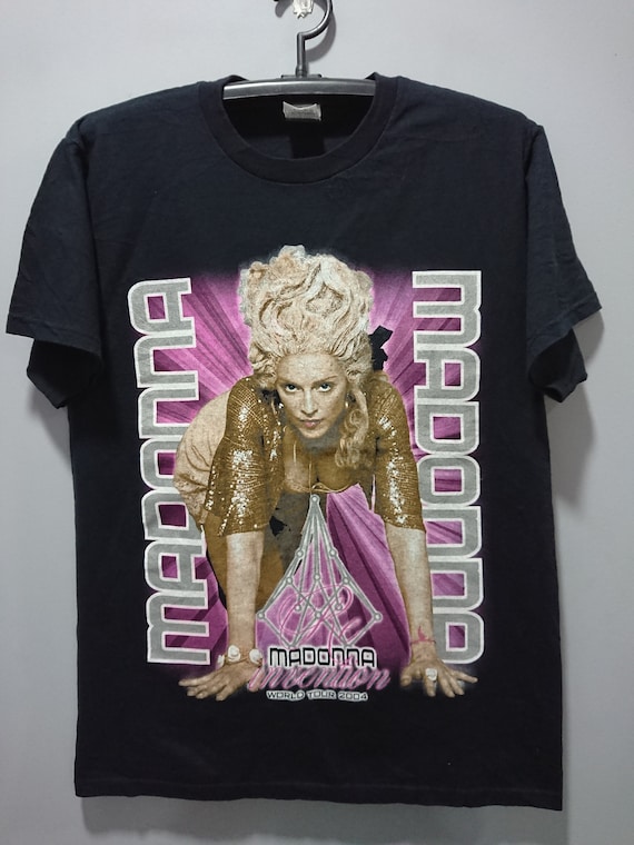 Vintage 2004 Rare Madonna World Tour T-Shirt/Queen