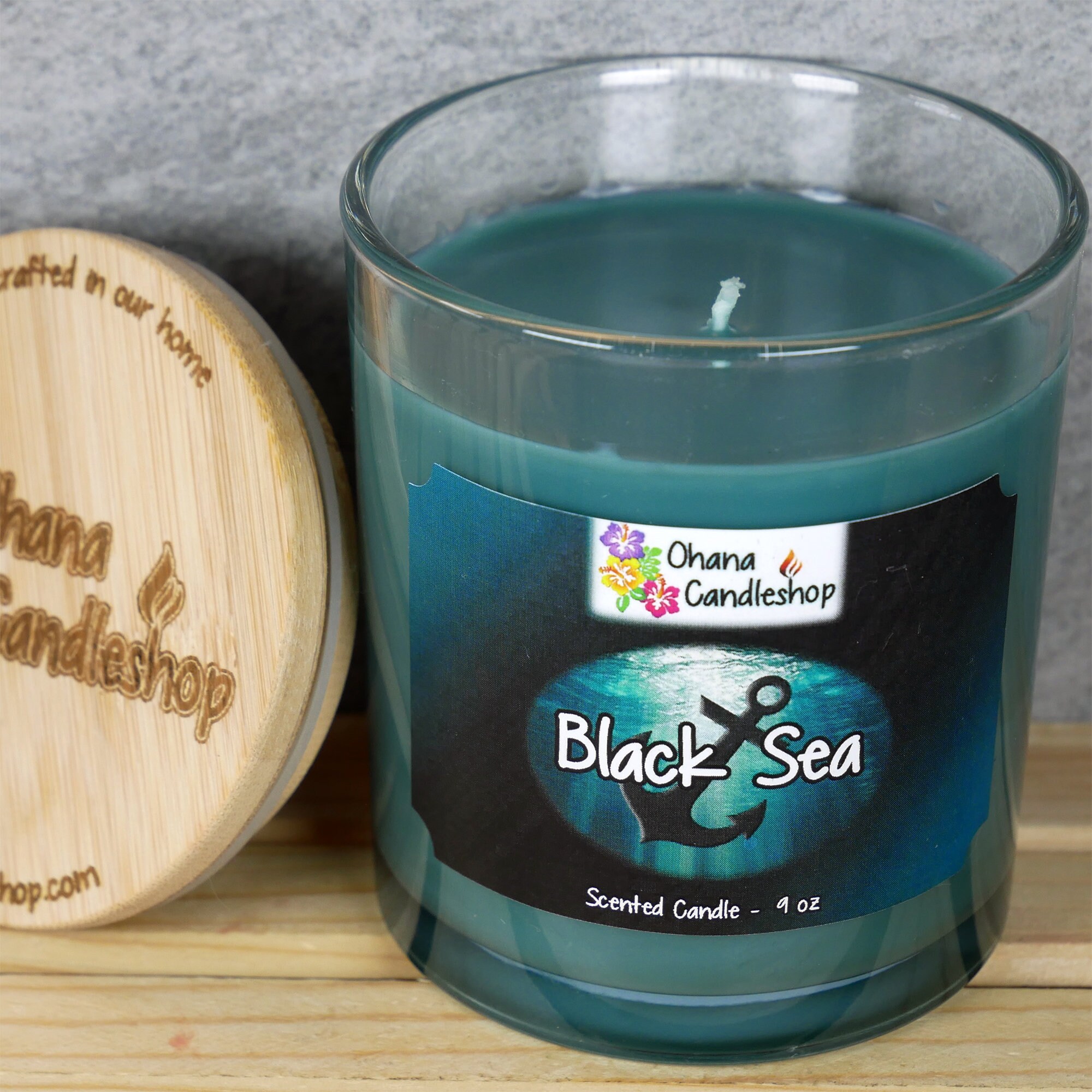 Black Sea Scented Candle Black Sea Candle Masculine Candle Etsy