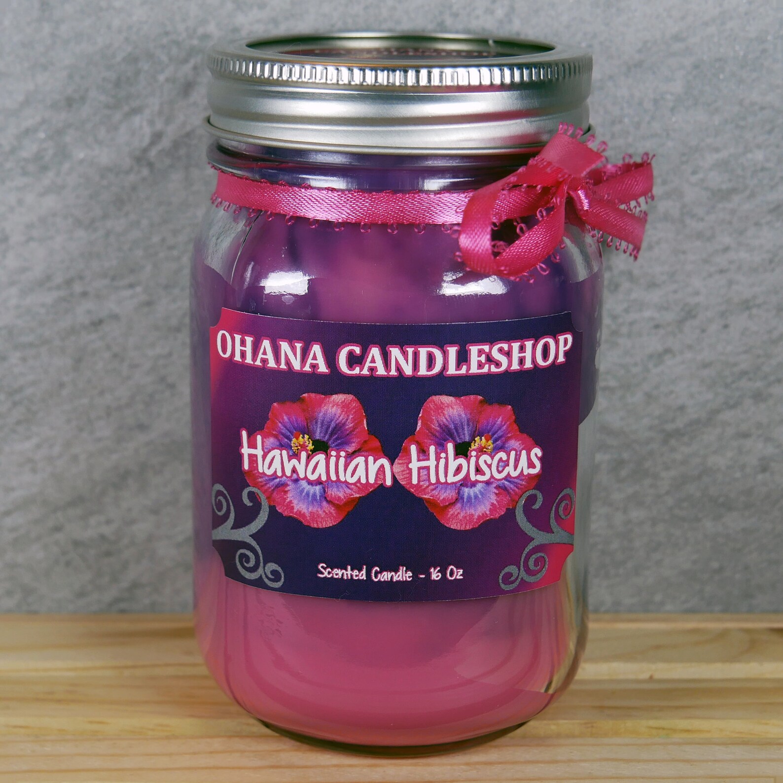 Hawaiian Hibiscus Candle Soy Candle Floral Scented Etsy