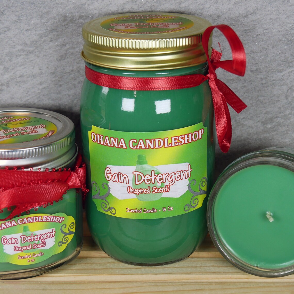 Gain Detergent Candle Soy Candle Gain Scented Etsy