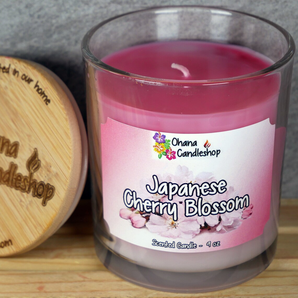 Japanese Cherry Blossom Scented Candle Cherry Blossom Candle Etsy