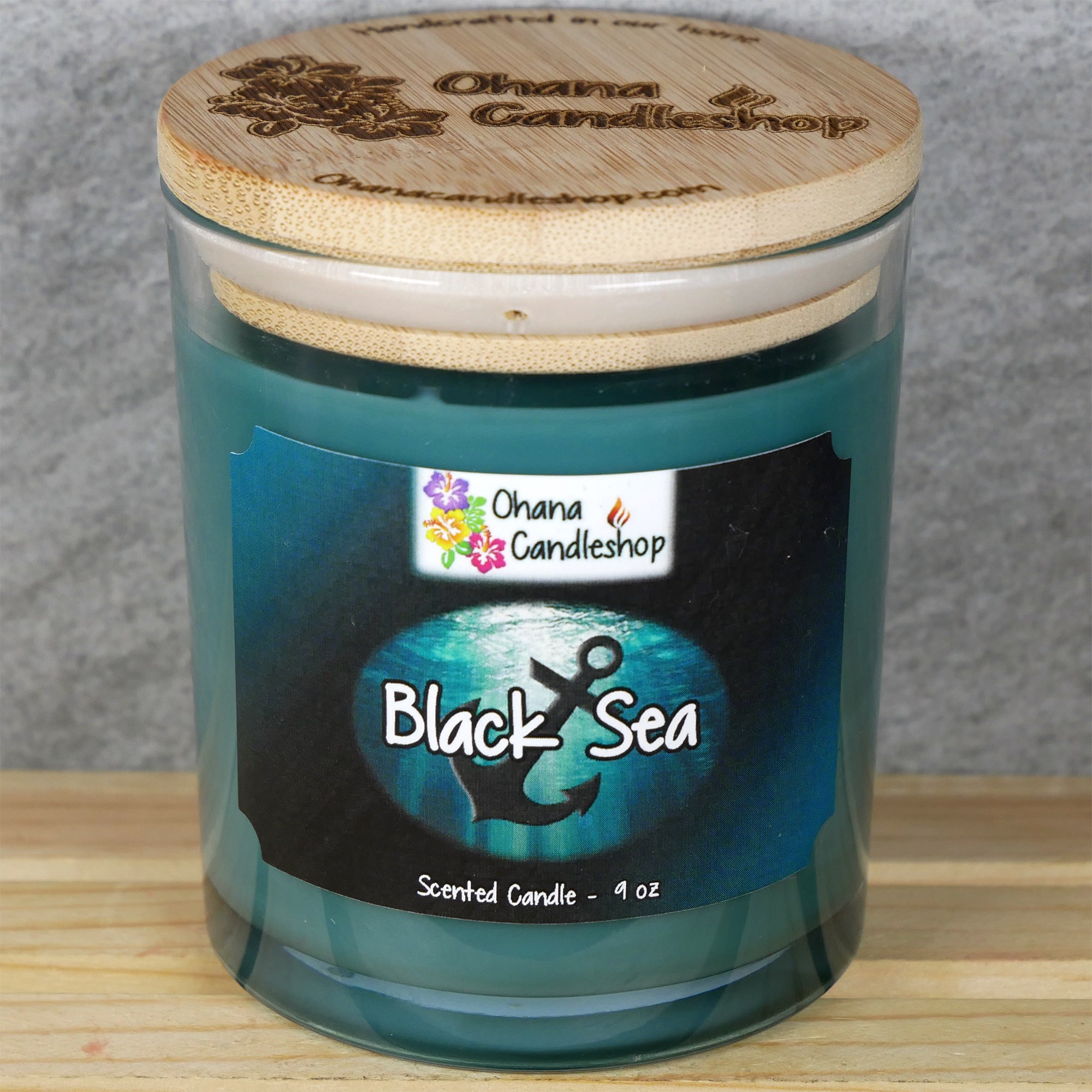 Black Sea Scented Candle Black Sea Candle Masculine Candle Etsy
