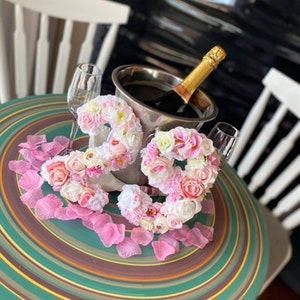 Personalisierte Blumenzahlen für Geburtstag Tischdekoration, personalisiertes Geburtstagsgeschenk für Sie, Geburtstagsblumen für Sie