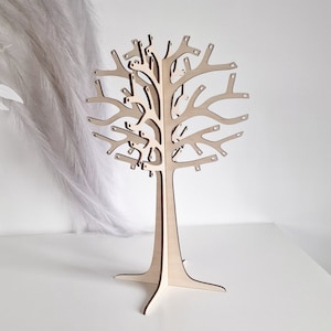 Arbre en bois 3D, porte-arbre à bijoux, arbre de vie Montessori