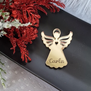 Tarjetas con nombres para los lugares de Navidad, etiquetas navideñas personalizadas, configuración de lugares de Navidad personalizada, configuración de nombres de lugares de mesa para fiestas de invierno