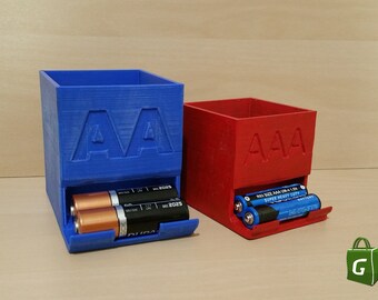 AA/AAA Battery Dispenser Holder