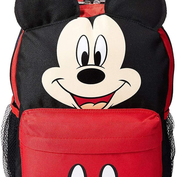 Personalized Backpack, Personalized Mickey Backpack, Mickey Backpack for Kids Size 12", Customized Backpack, Customized Mickey Backpack New