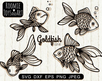 Download Goldfish Svg Etsy
