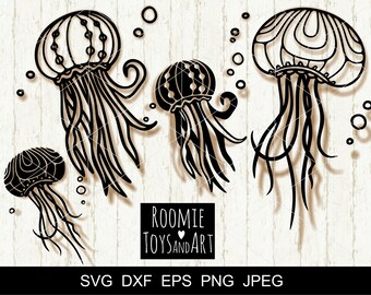 Download Jellyfish Svg Etsy