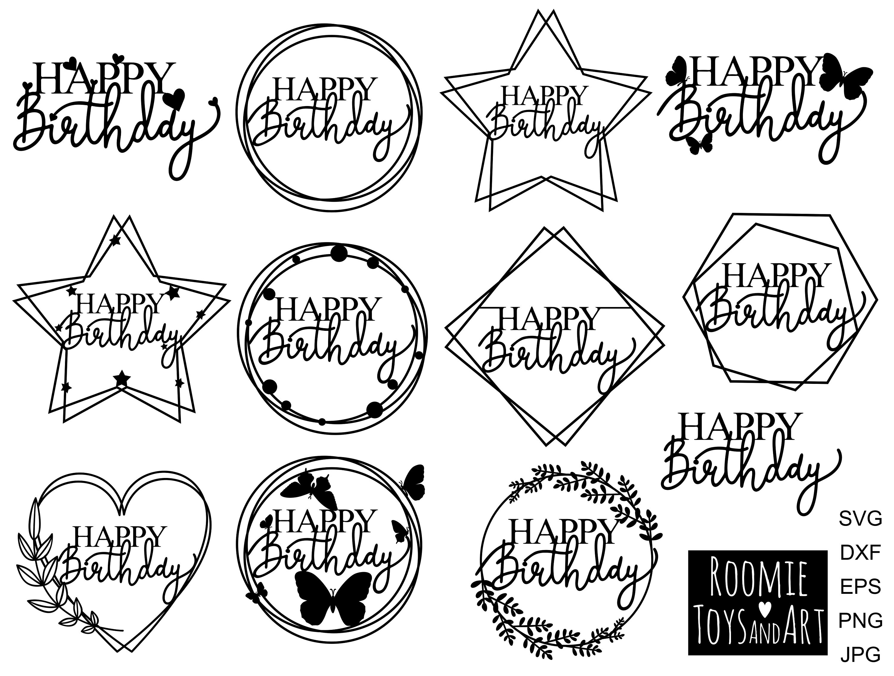 Free Free Cake Topper Svg Bundle 431 SVG PNG EPS DXF File