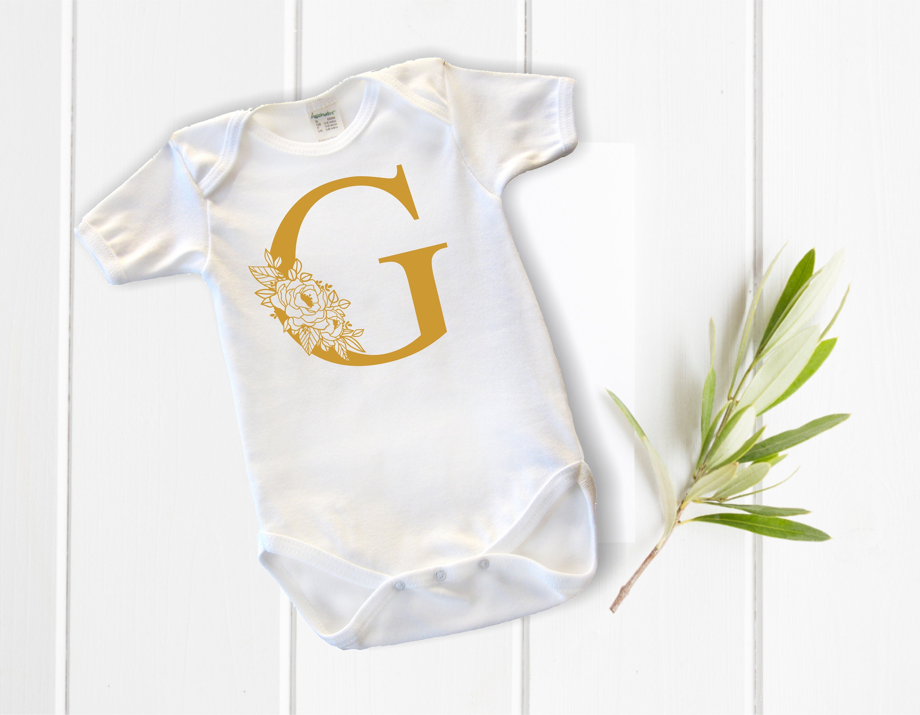 Download Floral Alphabet letter G svg Monogram Letter SVG Botanical | Etsy