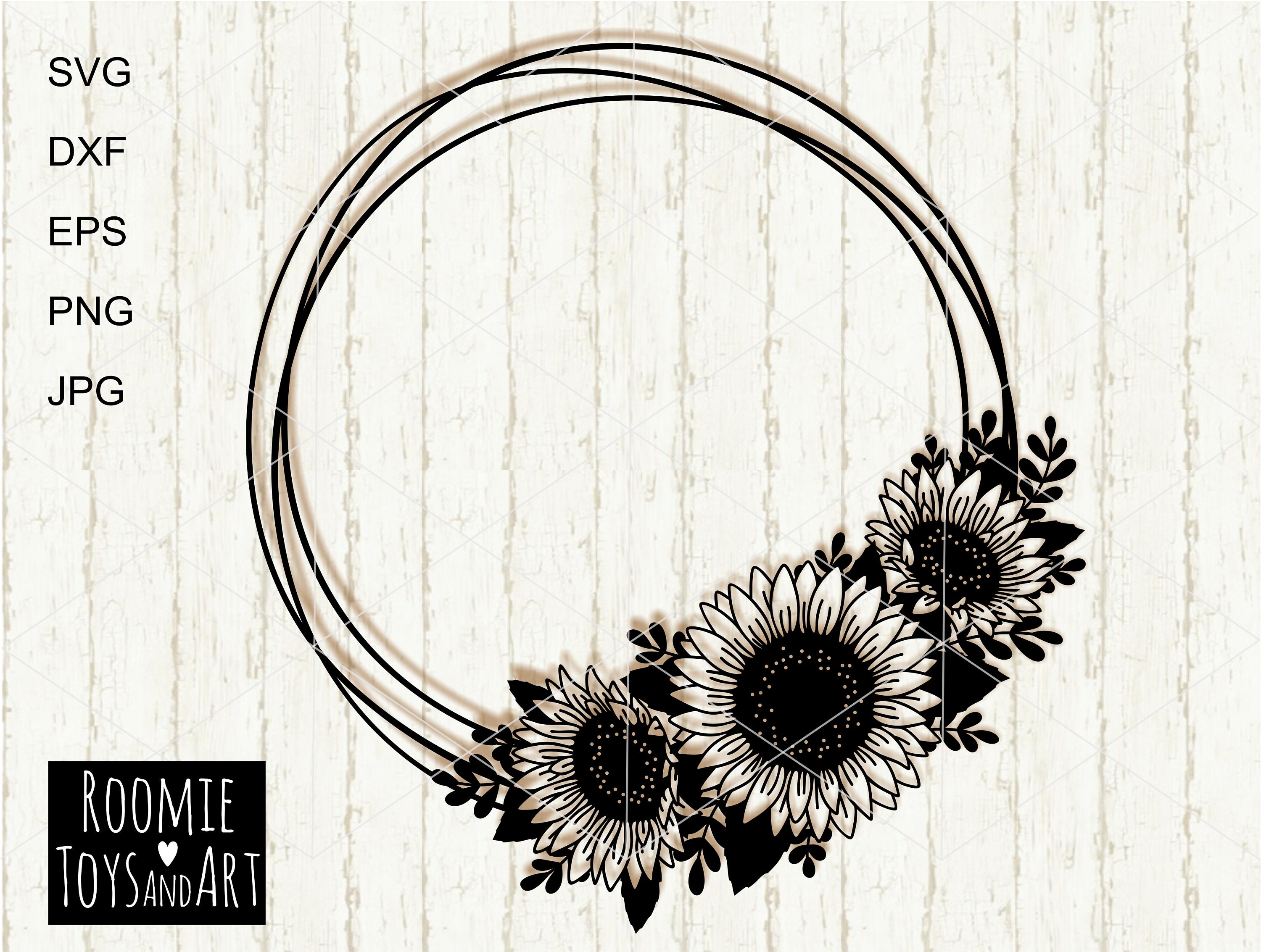 Free Free Sunflower Wreath Svg Free SVG PNG EPS DXF File