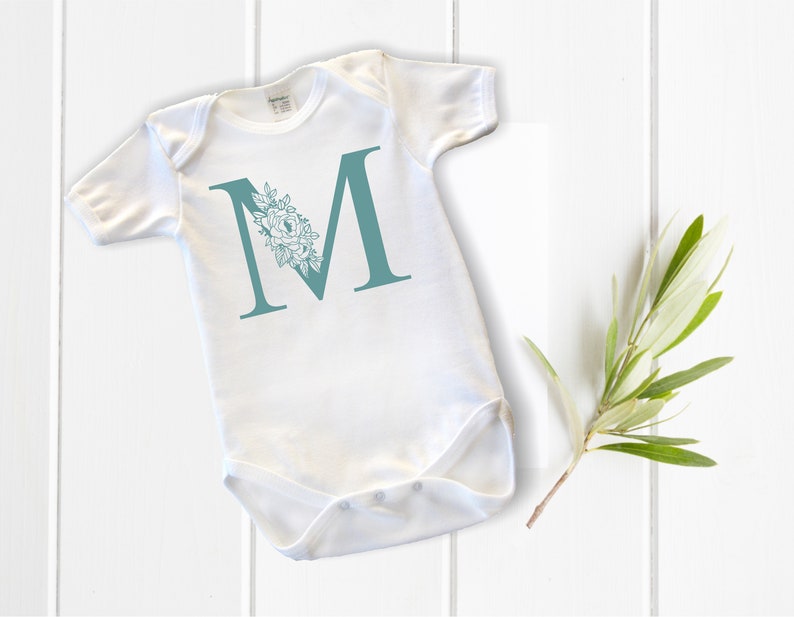 Floral Alphabet letter M svg Monogram Letter SVG Botanical ...