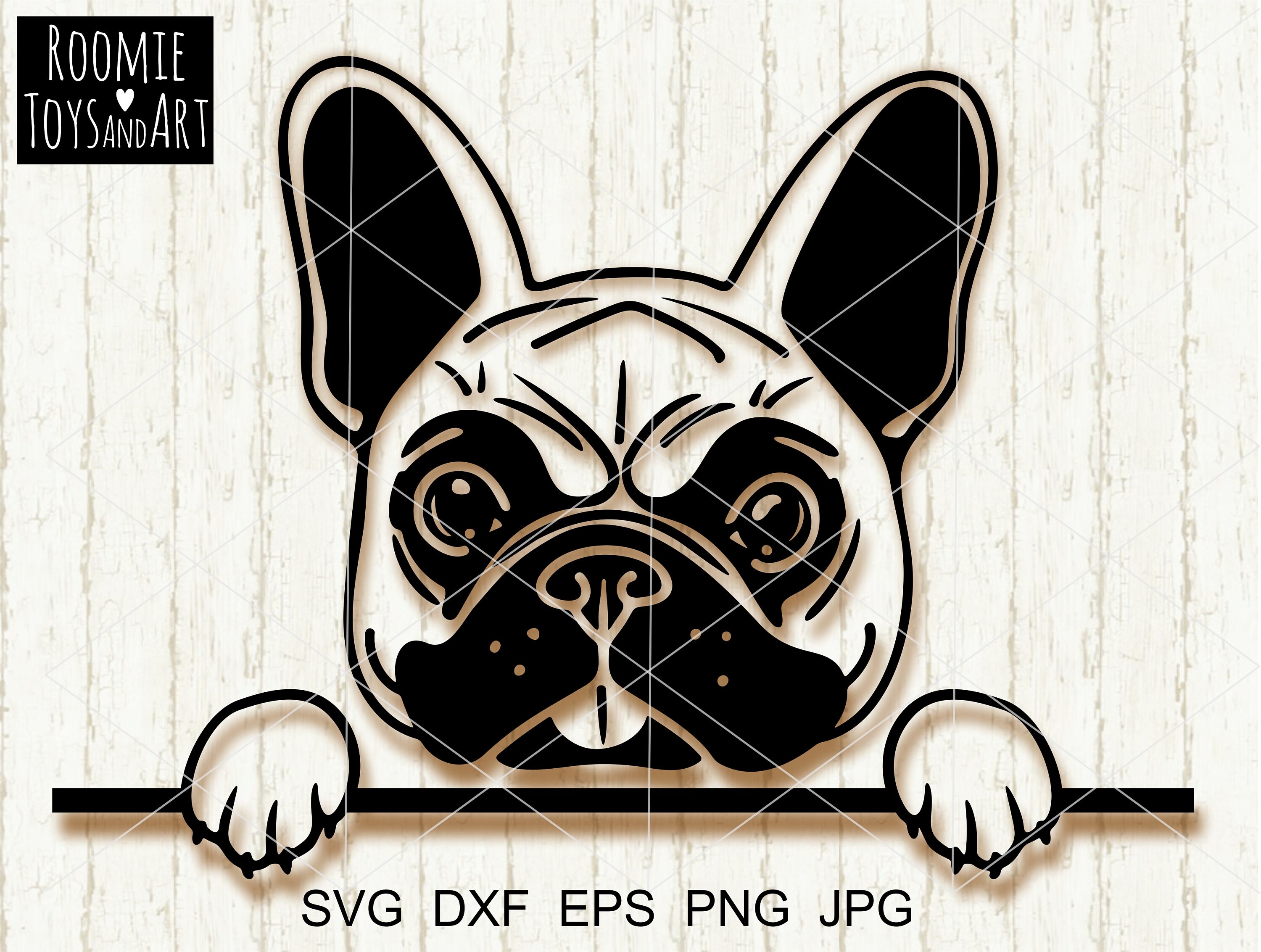 Frenchie svg file Dog face svg file French bulldog svg file | Etsy