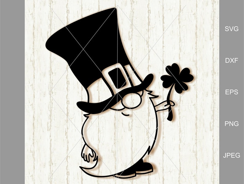 Download St Patricks Day Svg clover clipart Irish gnomes clipart | Etsy