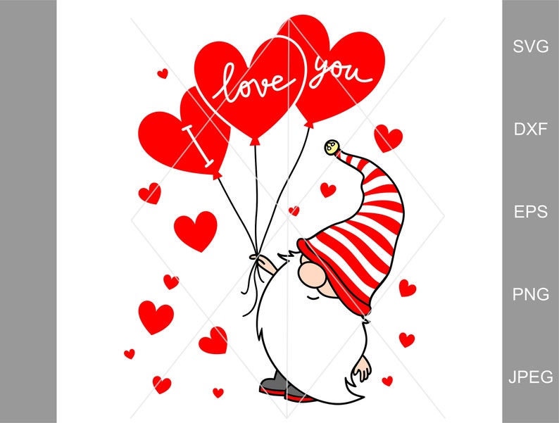Free Free 225 Love Gnome Svg SVG PNG EPS DXF File