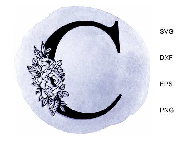 Free Free 282 Floral Letter C Svg SVG PNG EPS DXF File