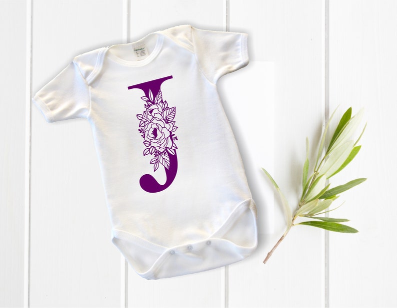 Download Floral Alphabet letter J svg Monogram Letter SVG Botanical | Etsy