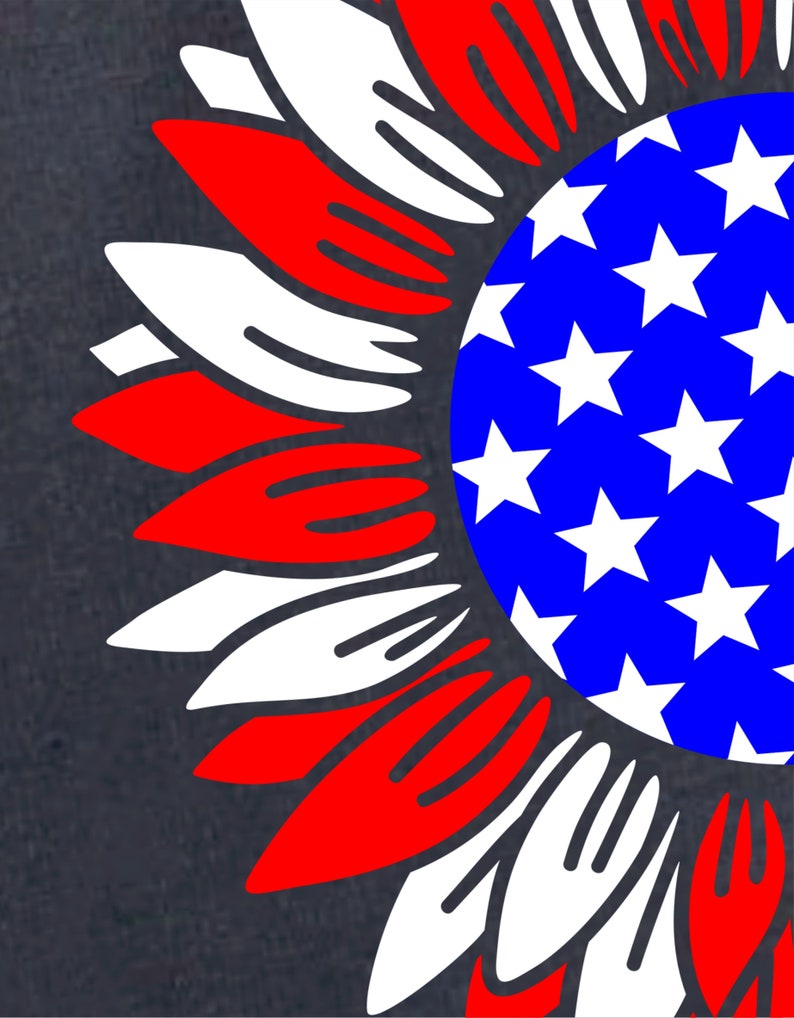 Free Free 331 Sunflower American Flag Svg Free SVG PNG EPS DXF File