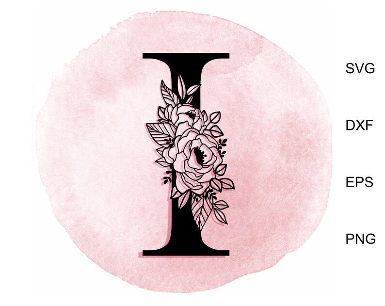 Download Floral Font Svg Vector Papercut Wedding Monogram Topper For Cake Floral Alphabet Letter I Svg Monogram Letter Svg Botanical Alphabet Svg Scrapbooking Papercraft Kromasol Com