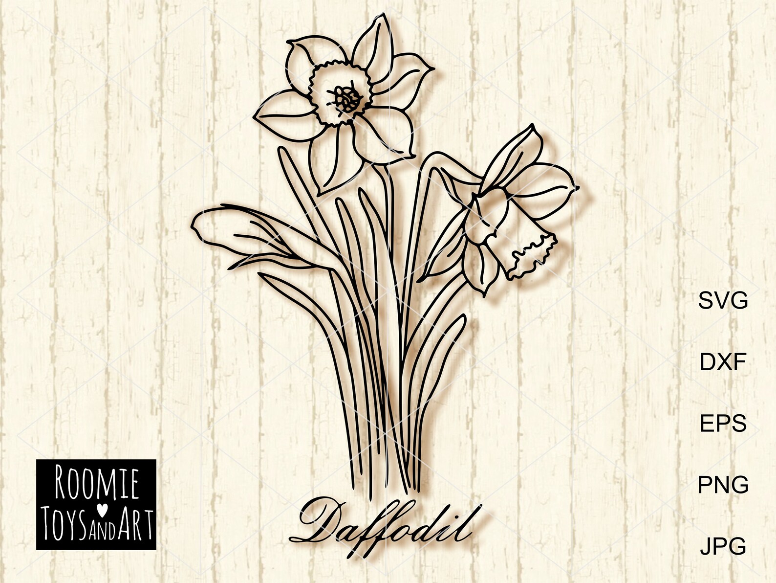 Flower svg cut file Daffodil svg Flowers papercut Floral | Etsy