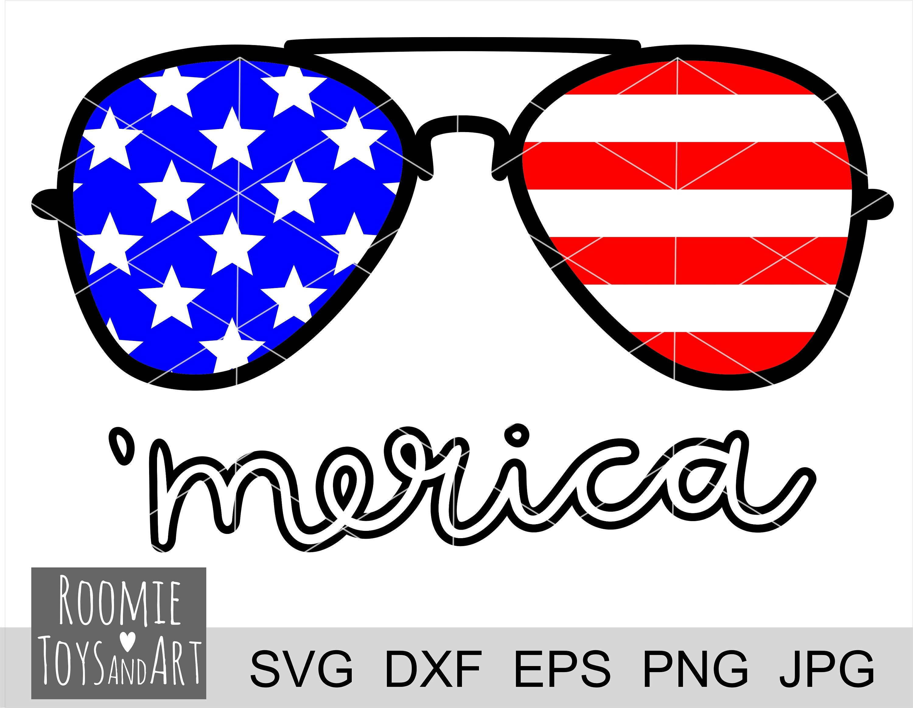 Download Patriotic Sunglasses Svg 4th Of July Svg American Flag Svg Etsy