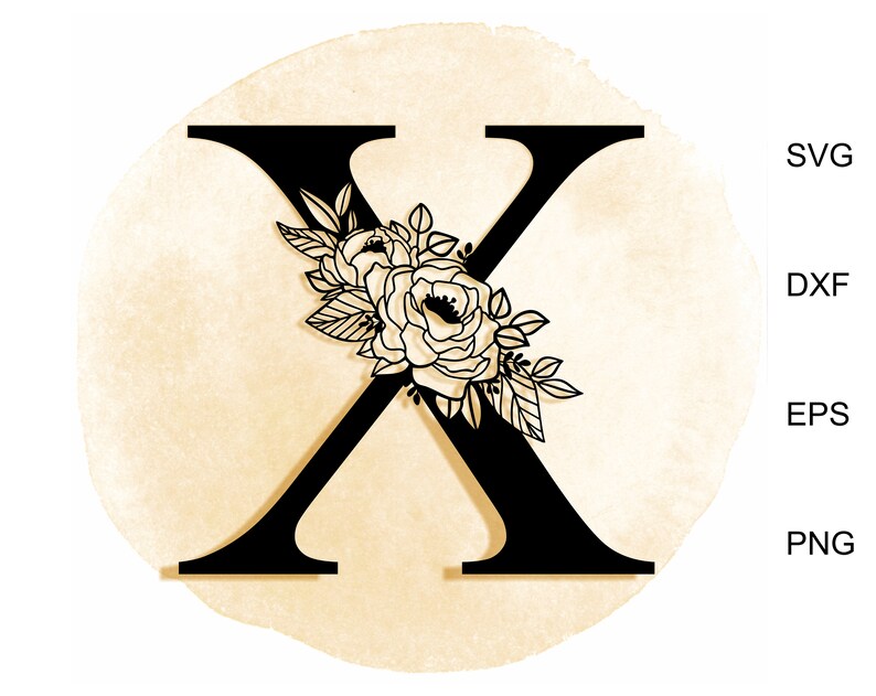 Free Free 89 Floral Alphabet Svg SVG PNG EPS DXF File