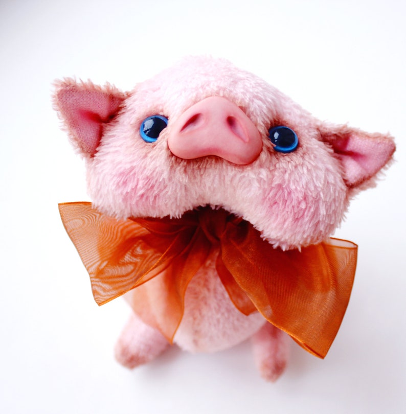 PIG sewing pattern English stuffed pig pattern sew a pig Etsy Free craft sewing patterns