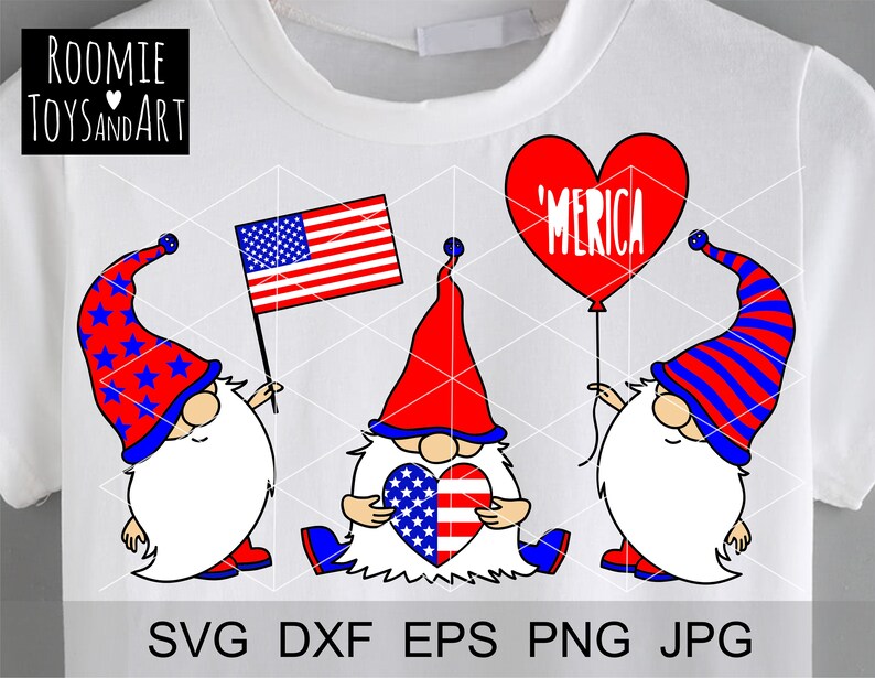 Download 4th of July Gnome svg Patriotic gnomes SVG Independence ...