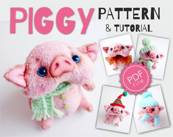 pig sewing pattern printable