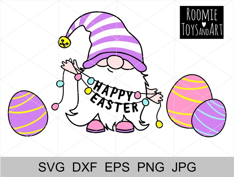 Easter Svg Easter Gnomes Svg Happy Easter Clipart svg ...