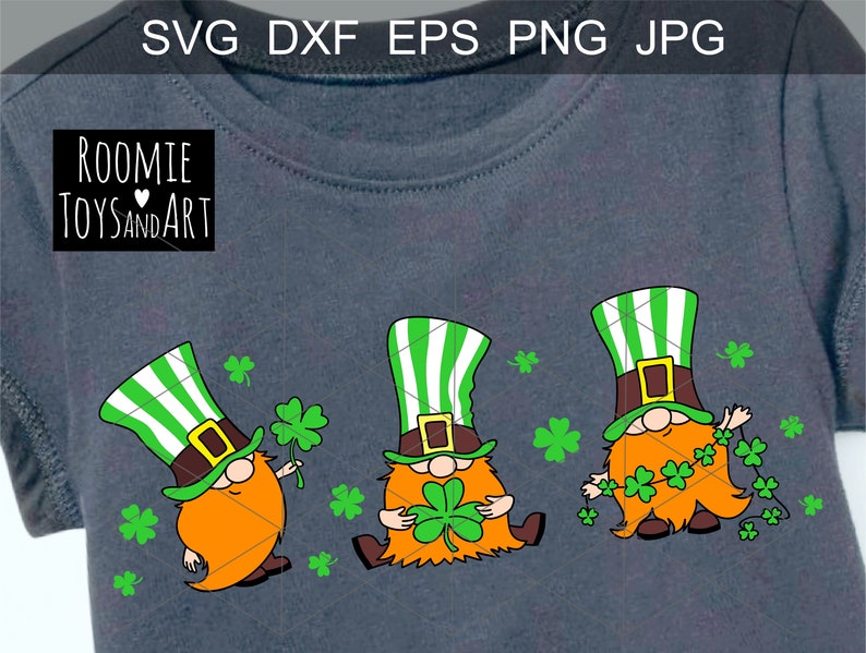 Download St Patricks Day Svg Irish gnomes clipart png sublimation ...