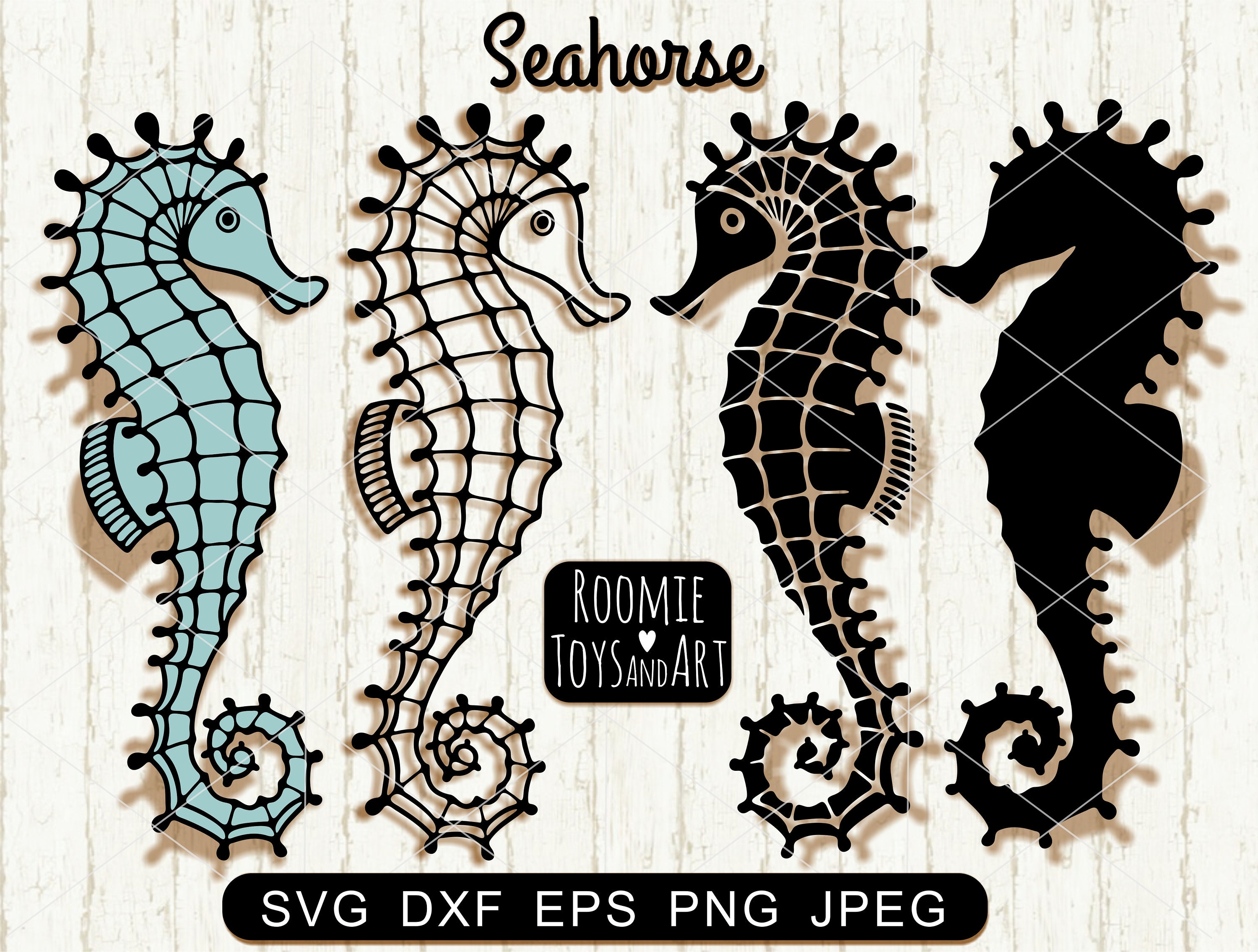 Download Seahorse SVG file Ocean SVG Seahorse Cut File Seahorse ...