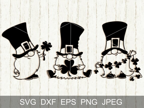 Download St Patricks Day Svg Irish Gnomes Clipart Png Sublimation Etsy