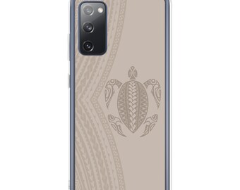 Honu Family Hawaiian Sea Turtle print Samoan Tribal Tattoo Samsung Galaxy Case S10 S20 S21 S22 E FE Plus and Ultra Ori Active Polynesian