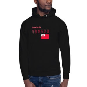 Proud to Be Tongan Unisex Hoodie for Men and Women with Polynesian Tattoo from Ori Active