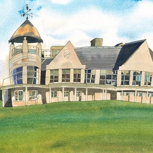 St Andrews Links Clubhouse, Limited Edition Giclee Print