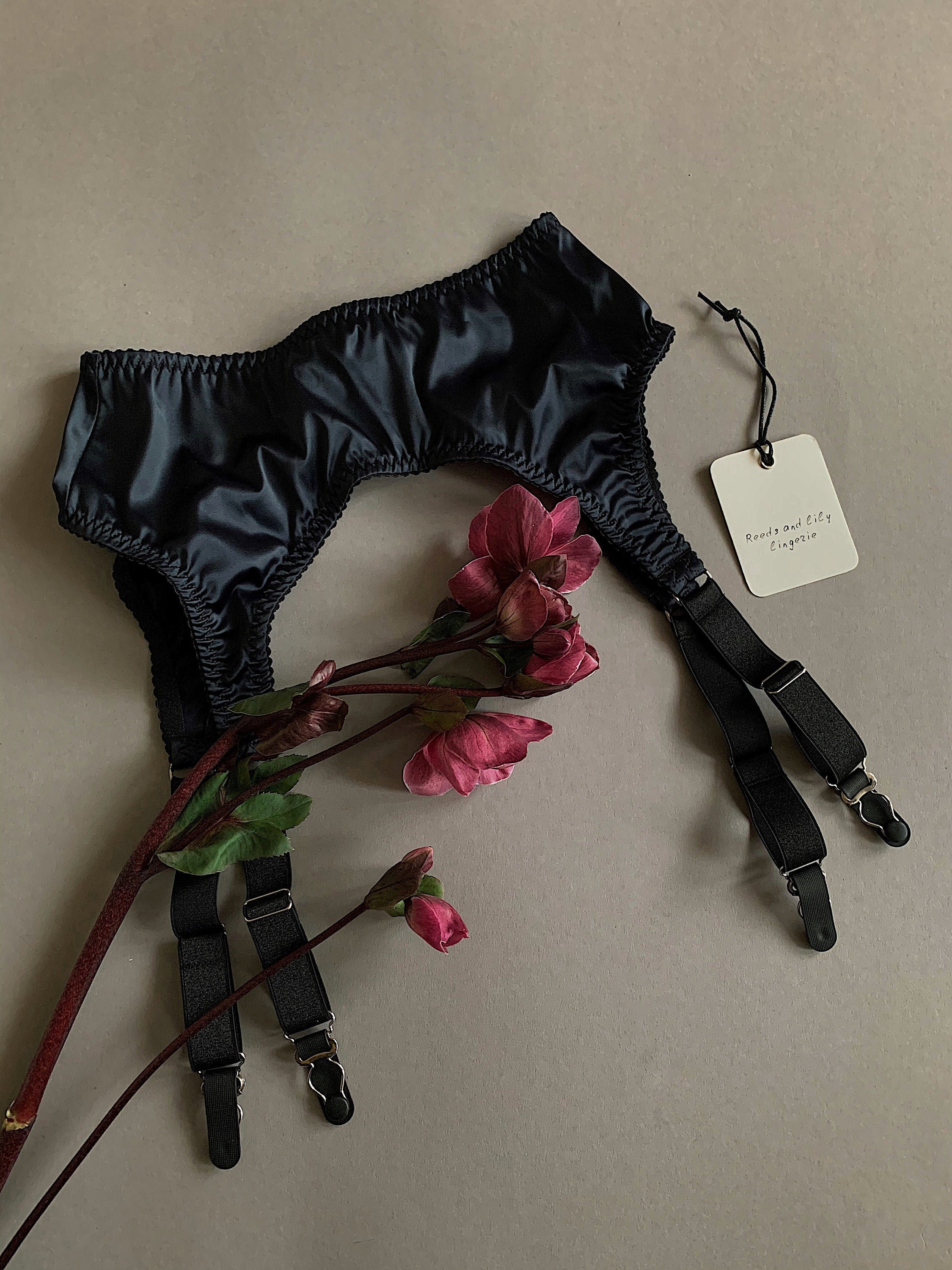 Satin Garter Belt Lingerie | Sexy Black Lingerie for Stockings | Boudoir Gift for Her | Custom Underwear | Satin Panties and Suspender Belt - Etsy Satin Garter Belt Lingerie | Sexy Black Lingerie for Stockings | Boudoir Gift for Her | Custom Underwear | Satin Panties and Suspender Belt - Etsy