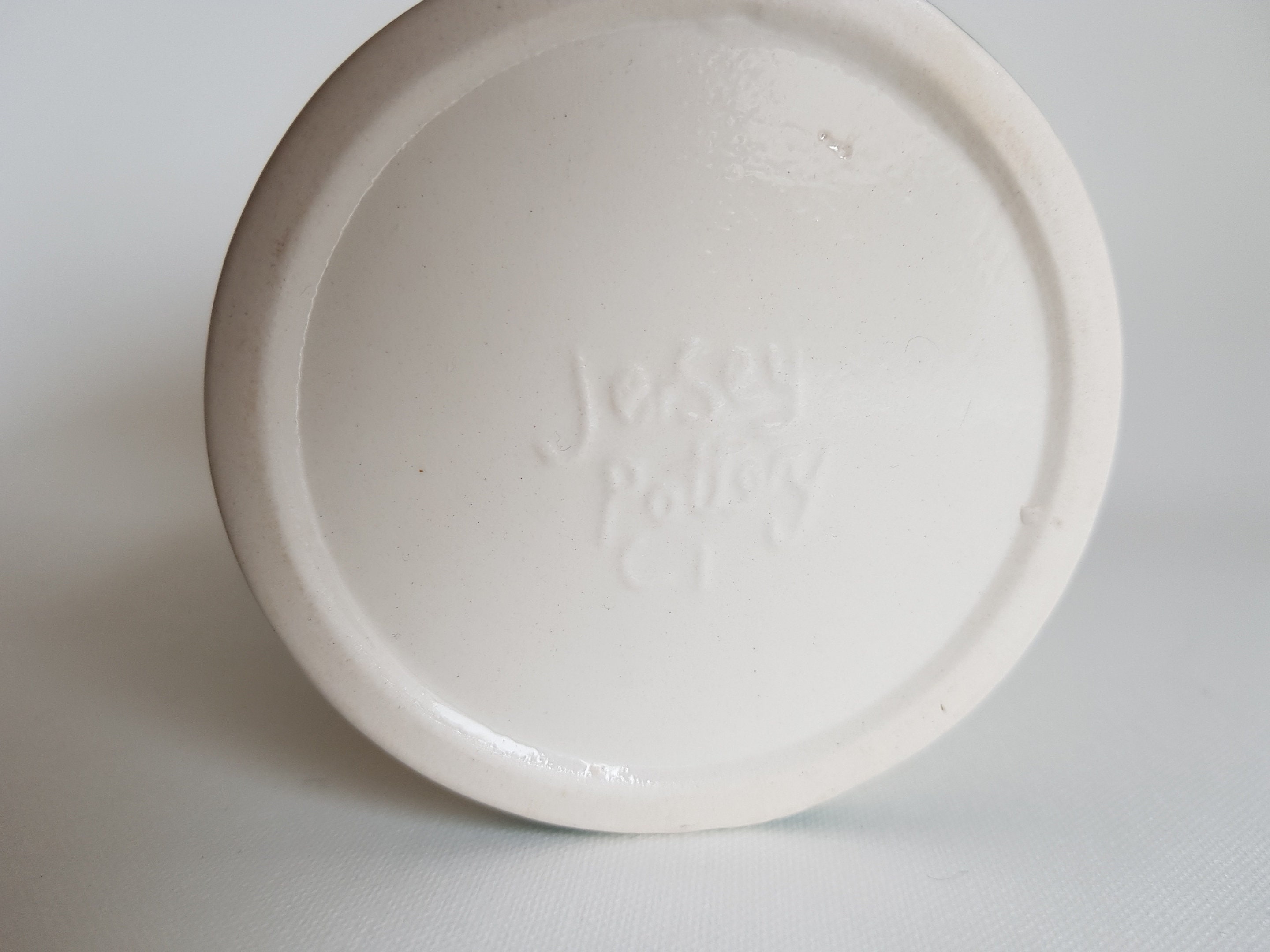 Vintage Jersey Pottery 60s Ceramic Jug Mid Century Floral Etsy