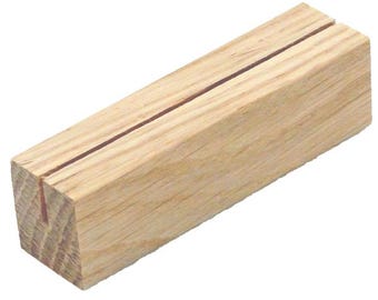 The Essentials Company Ash Card Stand for table talkers, weddings name places etc