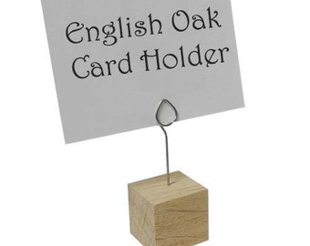 Oak Card holder