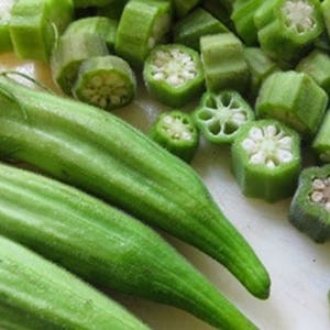 Thai Okra Okro,Ladies Fingers, Packet of Okra Ladies Finger Seed, ABELMOSCHUS ESCULENTUS