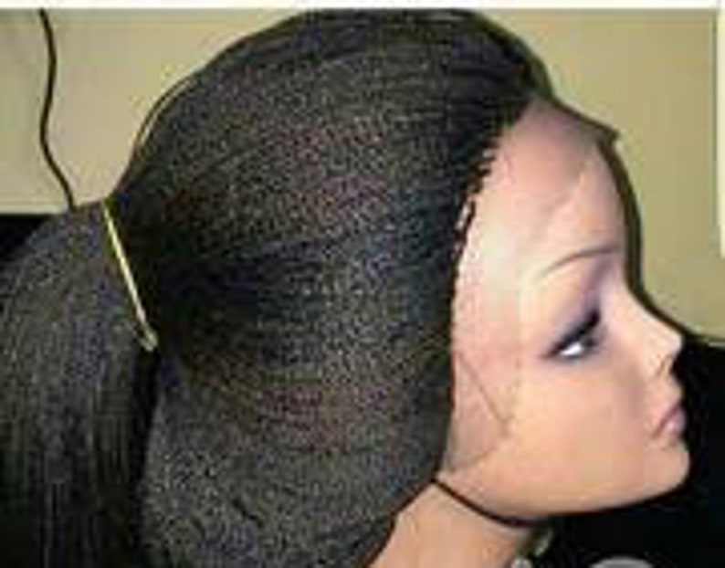 Micro Million Braided Wig 180 Degrees Lace Frontal Braided Etsy