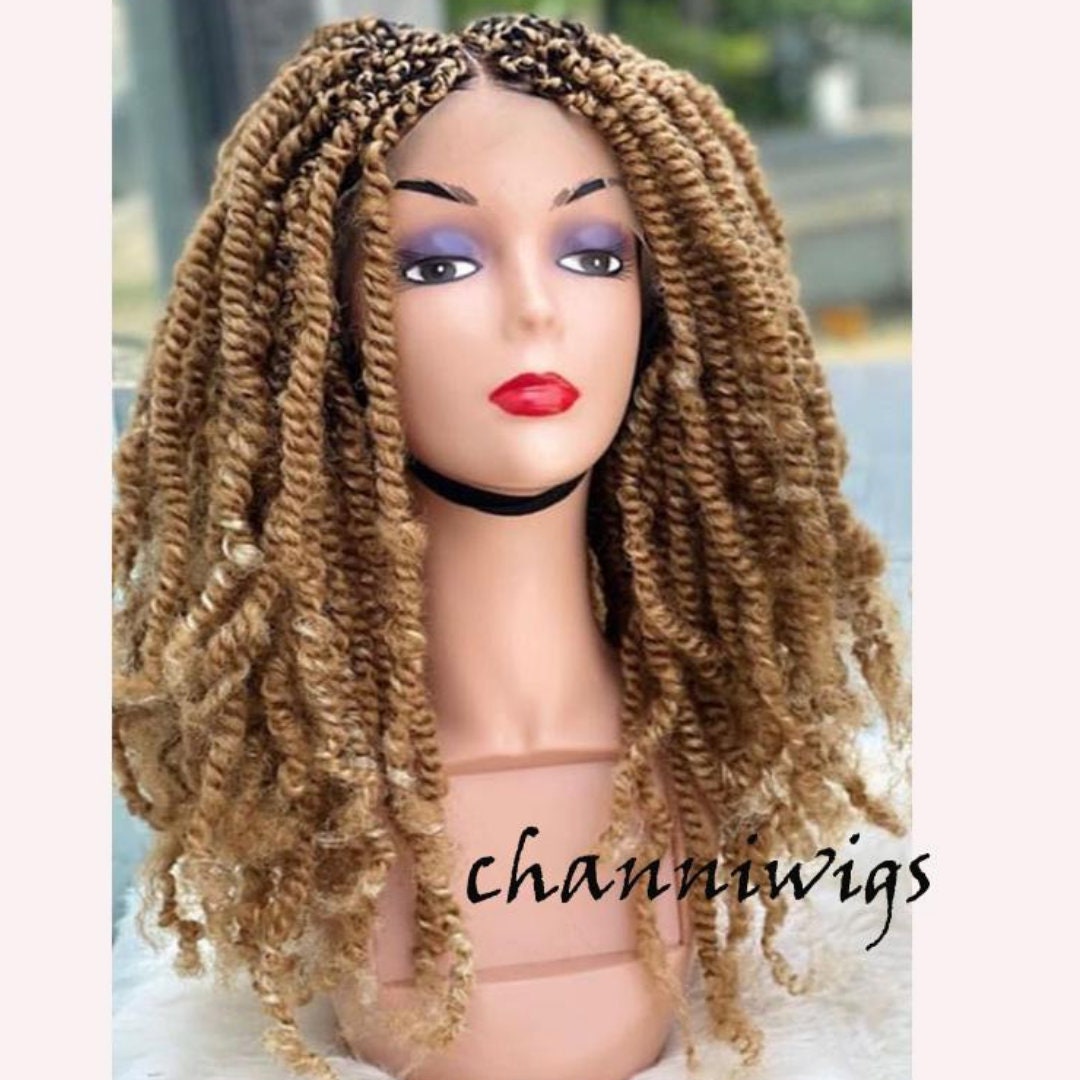 Kinky twists wig braid wig custom made full kinky twists Etsy
