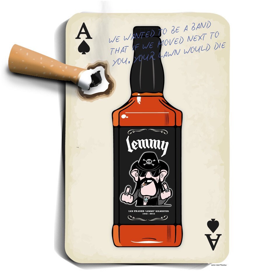 Strich Peinlich Verschiebung jack daniels lemmy kilmister bottle